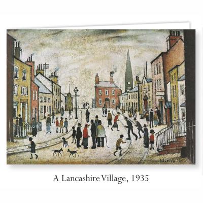 A Lancashire Village by L S Lowry